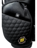 The No.8 Butter Golf Bag Black/carbon fiber accent