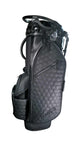 The No.8 Butter Golf Bag Black/carbon fiber accent