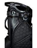 The No.8 Butter Golf Bag Black/carbon fiber accent