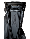 The No.8 Butter Golf Bag Black/carbon fiber accent