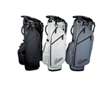 The No.8 Butter Golf Bag White/carbon fiber accent