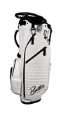 The No.8 Butter Golf Bag White/carbon fiber accent