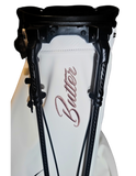 The No.8 Butter Golf Bag White/carbon fiber accent